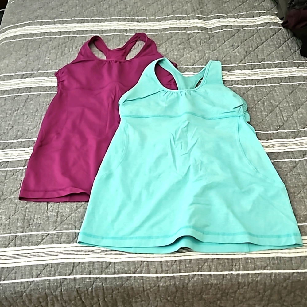 Lululemon tank bundle, size 8